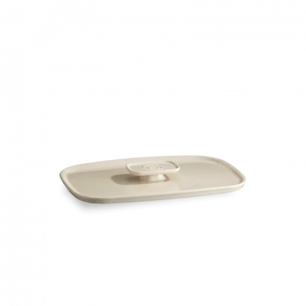 Couvercle Rectangulaire En Céramique Pour Plat à Four 25 X 18 Cm Argile Emile Henry 1