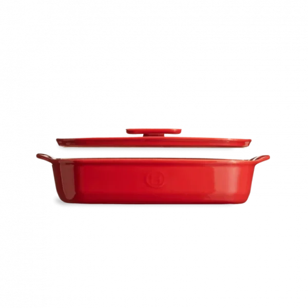 Couvercle Rectangulaire En Céramique Pour Plat à Four 35 X 22 Cm Grand Cru Emile Henry 4