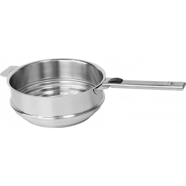Coupon ✔️ Cuit Vapeur Inox Ø 24 cm Strate Amovible Cristel 🔔 3