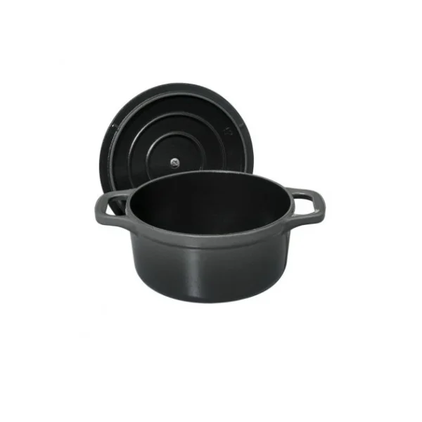Mini Cocotte En Fonte Ronde 10 Cm Caviar Chasseur 4