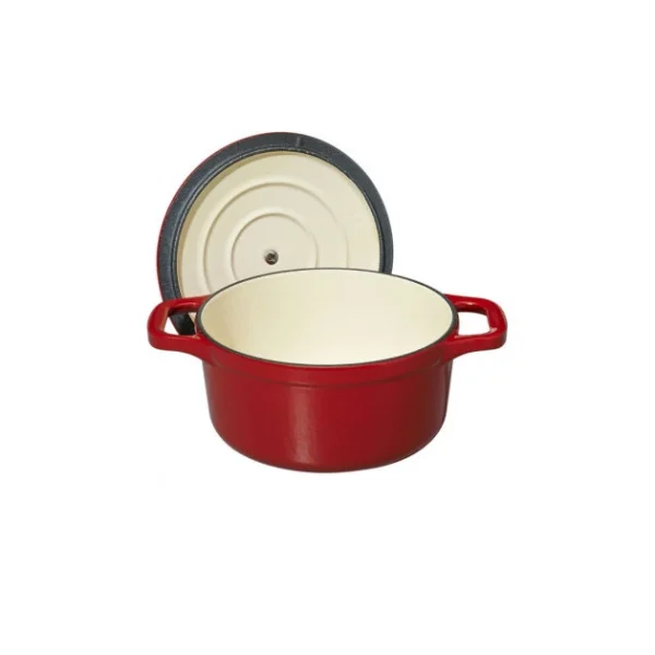 Mini Cocotte En Fonte Ronde 10 Cm Rouge Chasseur 4