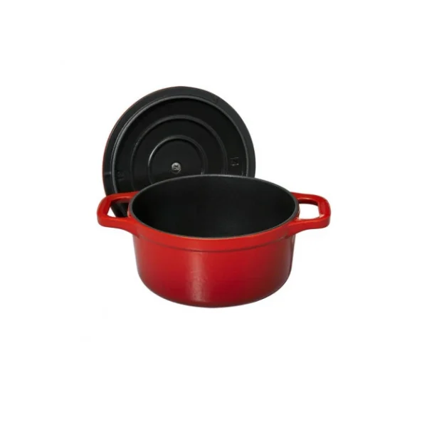 Mini Cocotte En Fonte Ronde 16 Cm Rubis Chasseur 4
