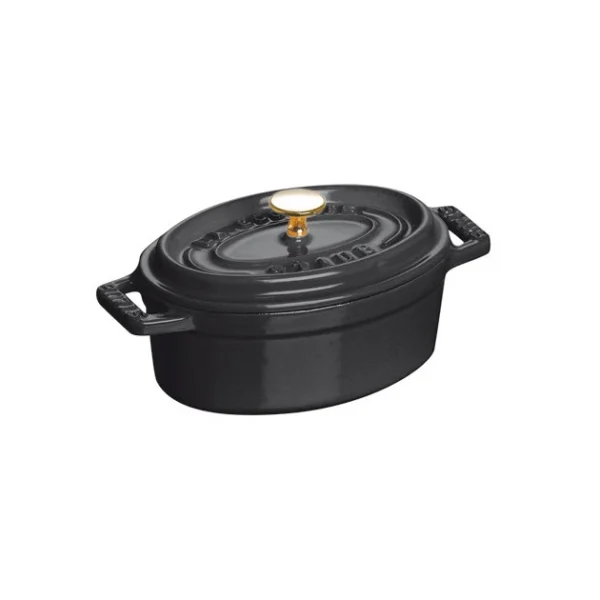 Mini Cocotte Ovale 11 Cm Staub Fonte Noir 1