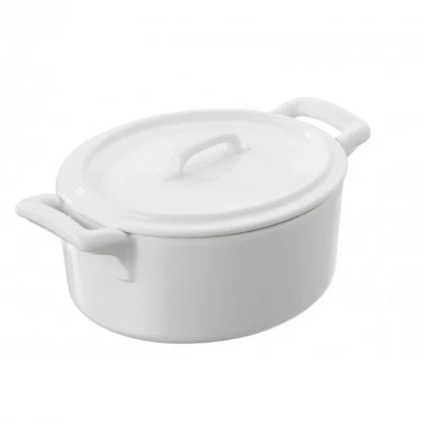 Mini Cocotte Ovale Blanche 8cl Belle Cuisine Revol 1