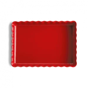 Sortie 🛒 Moule à Tarte Rectangulaire en Céramique 33,5 x 24 cm Grand Cru Emile Henry 🎁 9