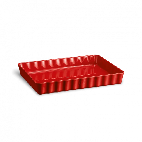 Sortie 🛒 Moule à Tarte Rectangulaire en Céramique 33,5 x 24 cm Grand Cru Emile Henry 🎁 1