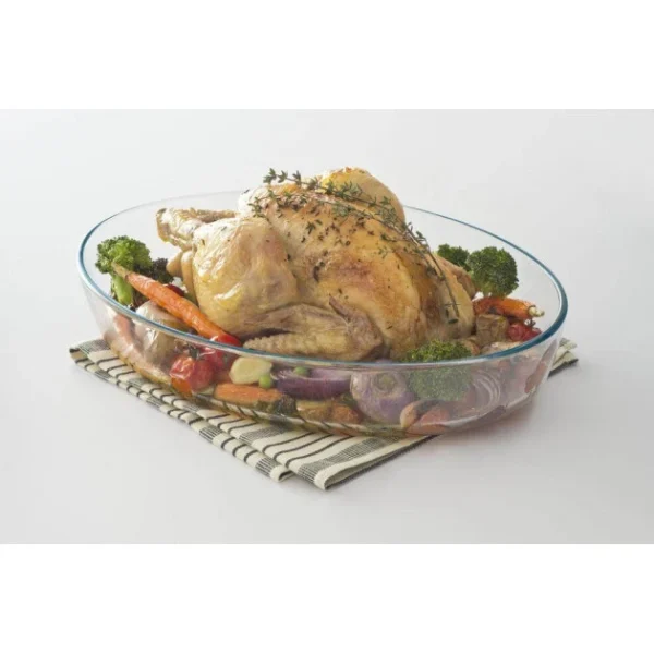 Plat à Four En Verre Ovale 35 X 24 Cm 3 L Classic Pyrex 3