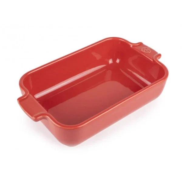 Plat à Four Rectangulaire En Céramique Appolia 22 Cm Rouge Peugeot 1