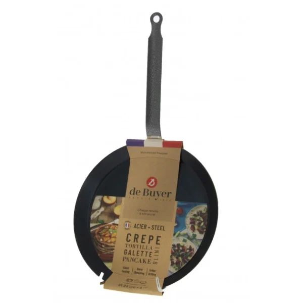 Poêle à Crêpes Tôle Bleue Ø 22 Cm Outdoor De Buyer 4