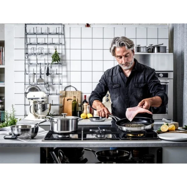 Poêle à Frire Inox 24cm KitchenAid 4