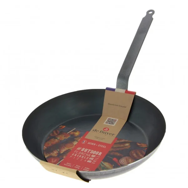 Poêle à Frire Tôle Bleue Ø 36 Cm Outdoor De Buyer 3