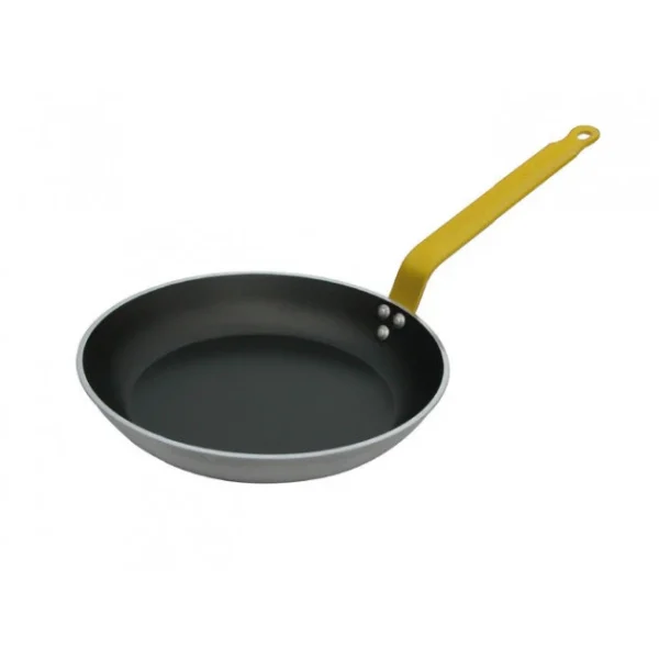 Poêle Antiadhésive ø20 Cm HACCP Jaune Choc Resto Induction De Buyer 1