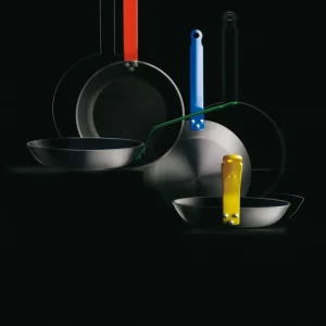 Poêle Antiadhésive ø20 Cm HACCP Rouge Choc Resto Induction De Buyer 6