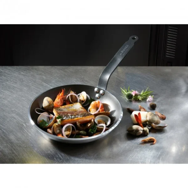 Poêle Antiadhésive ø36 Cm Choc Resto Induction De Buyer 7