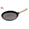 Poêle En Fonte Noir 28 Cm Manche Bois Staub 8