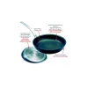 BOURGEAT Poêle Induction Anti Adhésive Ø 24 Cm X H 5 Cm Elite Pro Matfer 7