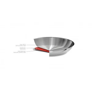 Poêle Lyonnaise Mutine Ø 28 Cm Inox Amovible Cristel 7