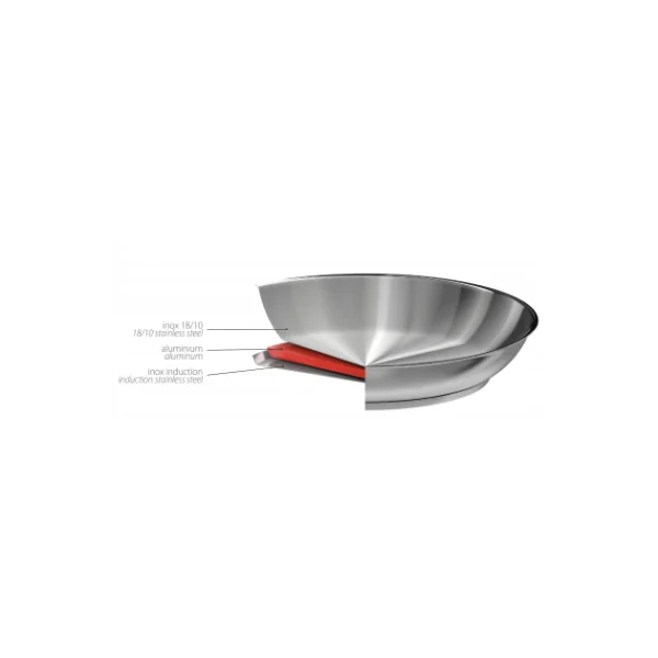 Poêle Ø 20 Cm Strate Amovible Inox Cristel 3