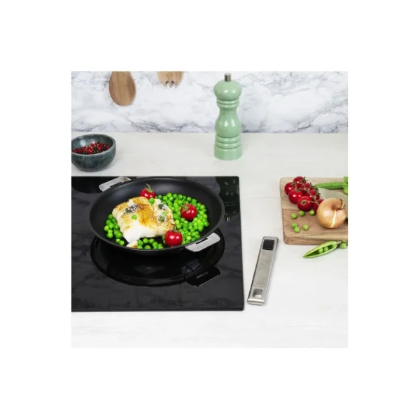 Poêle Ø 30 Cm Strate Amovible Inox Exceliss Cristel 4