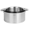Série De 3 Casseroles Strate Amovible Inox Cristel 13