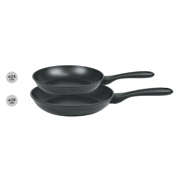 Set De 2 Poêles Aluminium Ø24 & 28 Cm Cookway Ultralu Cristel 1