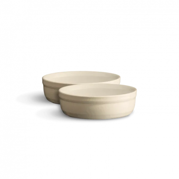 Meilleure vente 🎁 Set de 2 Ramequins à Crème Brûlée en Céramique Ø 12 cm Argile Emile Henry ⌛ 1