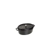 STAUB Cocotte Fonte Ovale 15 Cm Noir Mat 0,6 L 19