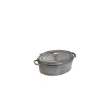 STAUB Cocotte Fonte Ovale 17 Cm Gris Graphite 1 L 16