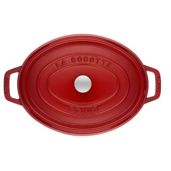 STAUB Cocotte Fonte Ovale 23 Cm Rouge Cerise 2,35 L 3