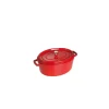 STAUB Cocotte Fonte Ovale 23 Cm Rouge Cerise 2,35 L 20