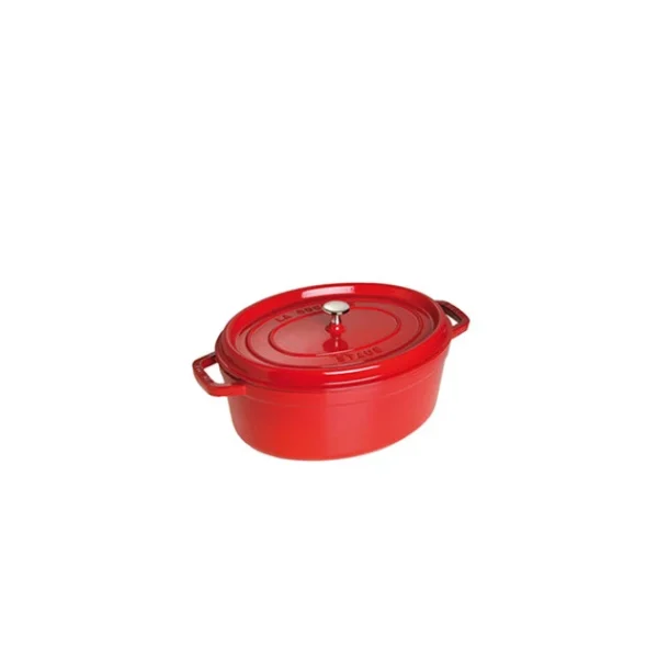 STAUB Cocotte Fonte Ovale 27 Cm Rouge Cerise 3,2 L 1