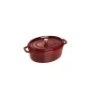 STAUB Cocotte Fonte Ovale 31 Cm Grenadine Majolique 5,5 L 5