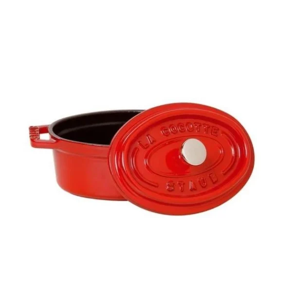STAUB Cocotte Fonte Ovale 31 Cm Rouge Cerise 5,5 L 3