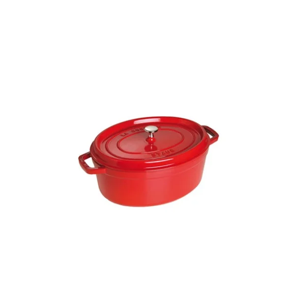 STAUB Cocotte Fonte Ovale 31 Cm Rouge Cerise 5,5 L 1