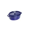 STAUB Cocotte Fonte Ovale 33 Cm Bleu Intense Majolique 6,7 L 10
