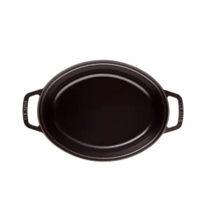 STAUB Cocotte Fonte Ovale 33 Cm Noir Mat 6,7 L 9