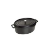 STAUB Cocotte Fonte Ovale 37 Cm Noir Mat 8 L 16
