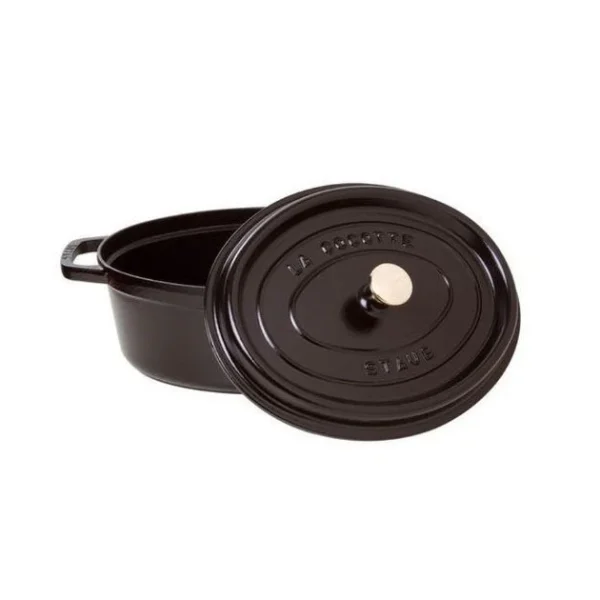 STAUB Cocotte Fonte Ovale 41 Cm Noir Mat 12 L 3