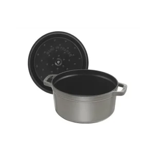 STAUB Cocotte Fonte Ronde 12 Cm Gris Graphite 0,4 L 7