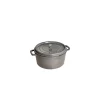 STAUB Cocotte Fonte Ronde 12 Cm Gris Graphite 0,4 L 8