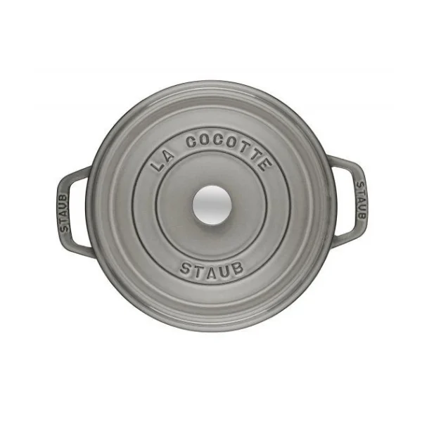 STAUB Cocotte Fonte Ronde 14 Cm Gris Graphite 0,8 L 3
