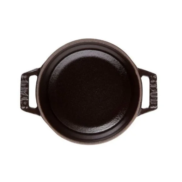 STAUB Cocotte Fonte Ronde 16 Cm Noir Mat 1,2 L 3