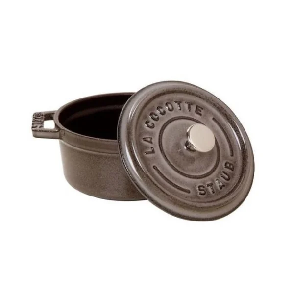 STAUB Cocotte Fonte Ronde 18 Cm Gris Graphite 1,7 L 3