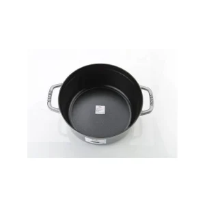 STAUB Cocotte Fonte Ronde 22 Cm Gris Graphite 2,6 L 6