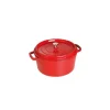 STAUB Cocotte Fonte Ronde 22 Cm Rouge Cerise 2,6 L 16