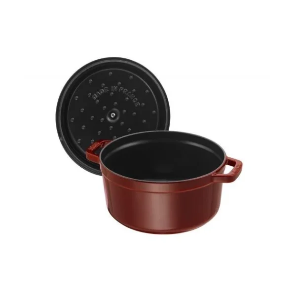 STAUB Cocotte Fonte Ronde 24 Cm Grenadine Majolique 3,8 L 5