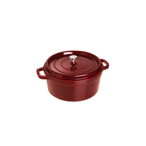 STAUB Cocotte Fonte Ronde 24 Cm Grenadine Majolique 3,8 L 1