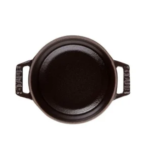 STAUB Cocotte Fonte Ronde 24 Cm Noir Mat 3,8 L 6