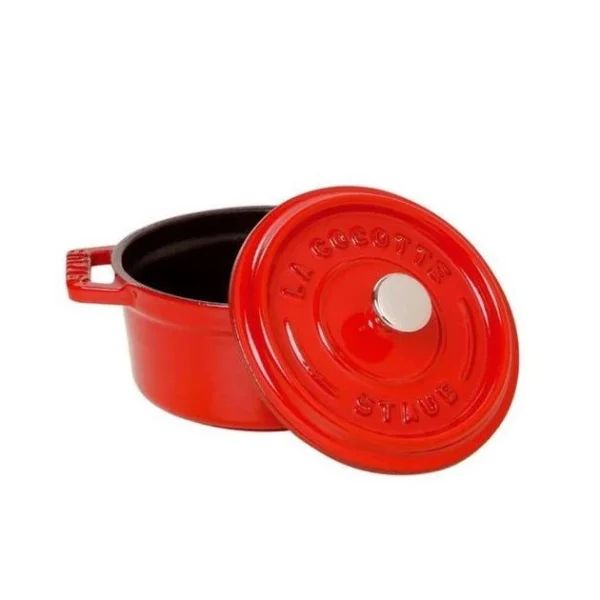STAUB Cocotte Fonte Ronde 24 Cm Rouge Cerise 3,8 L 3