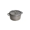 STAUB Cocotte Fonte Ronde 26 Cm Gris Graphite 5,2 L 19